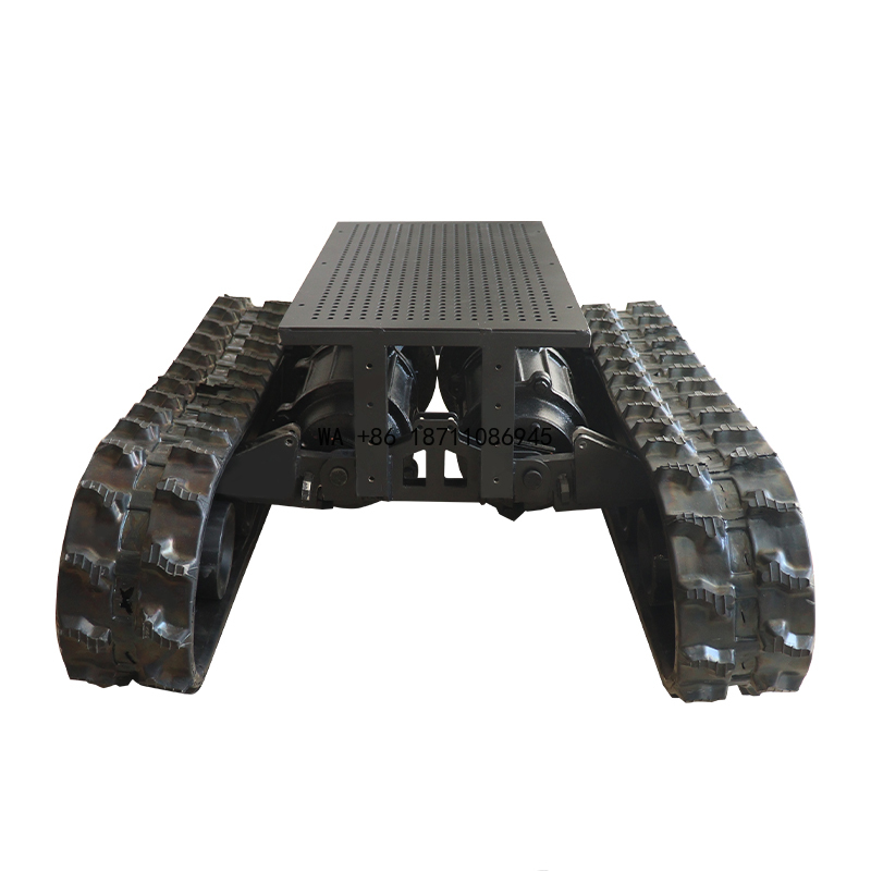 Tracked Robot Chassis - แชสซีหุ่นยนต์ม้วนเก็บสายเคเบิลใต้น้ำ IP68 พร้อมอุปกรณ์สำหรับหุ่นยนต์ตีนตะขาบสำหรับท่อขนาดใหญ่
