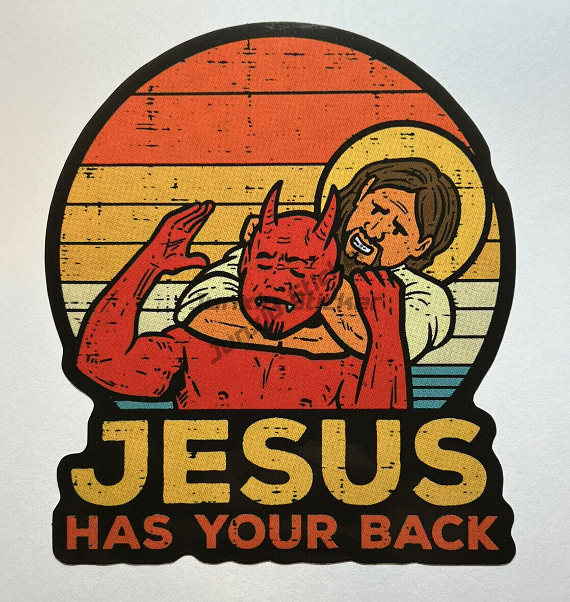 Line Follower Robot - Jesus มีศิลปะการต่อสู้ของคุณจิจูจุสึสติ๊กเกอร์ไวนิลติดรถคริสเตียนและอุปกรณ์เสริมของตกแต่งหุ่นยนต์ jdm