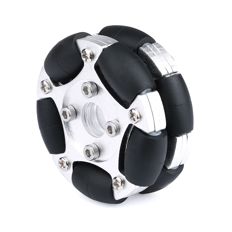 Robot Wheel - ล้อโลหะแบบหมุนรอบทิศทาง 80 มม. รับน้ำหนัก 15 กก.