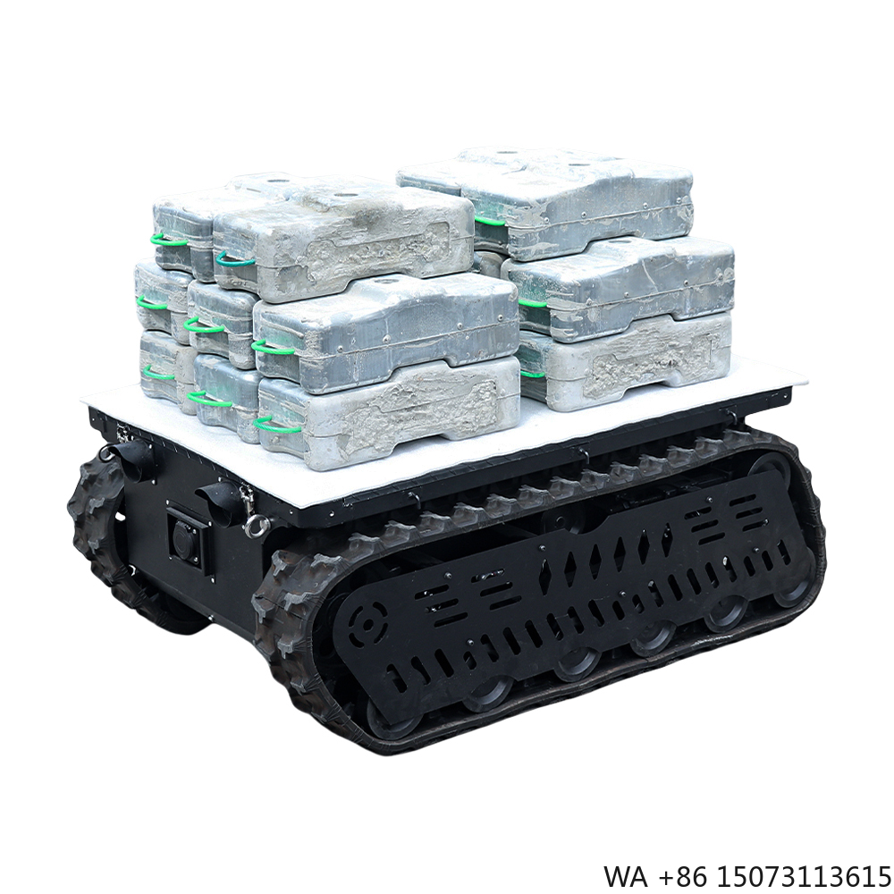 Dc Motor - แชสซีหุ่นยนต์ตีนตะขาบ RC รับน้ำหนัก 300-600 กก. พร้อมรางยางสำหรับปีนบันได