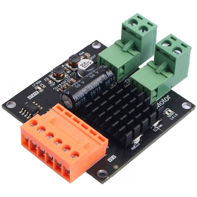 Motor Driver Module - โมดูลขับมอเตอร์กระแสตรง 12/24V 16A, แบบสะพาน H พร้อม