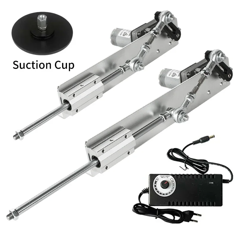 Dc Motor 12V - มอเตอร์กระบอกสูบแบบลูกสูบ DC 12V/24V พร้อมระบบควบคุมความเร็ว ระยะชัก 6-20