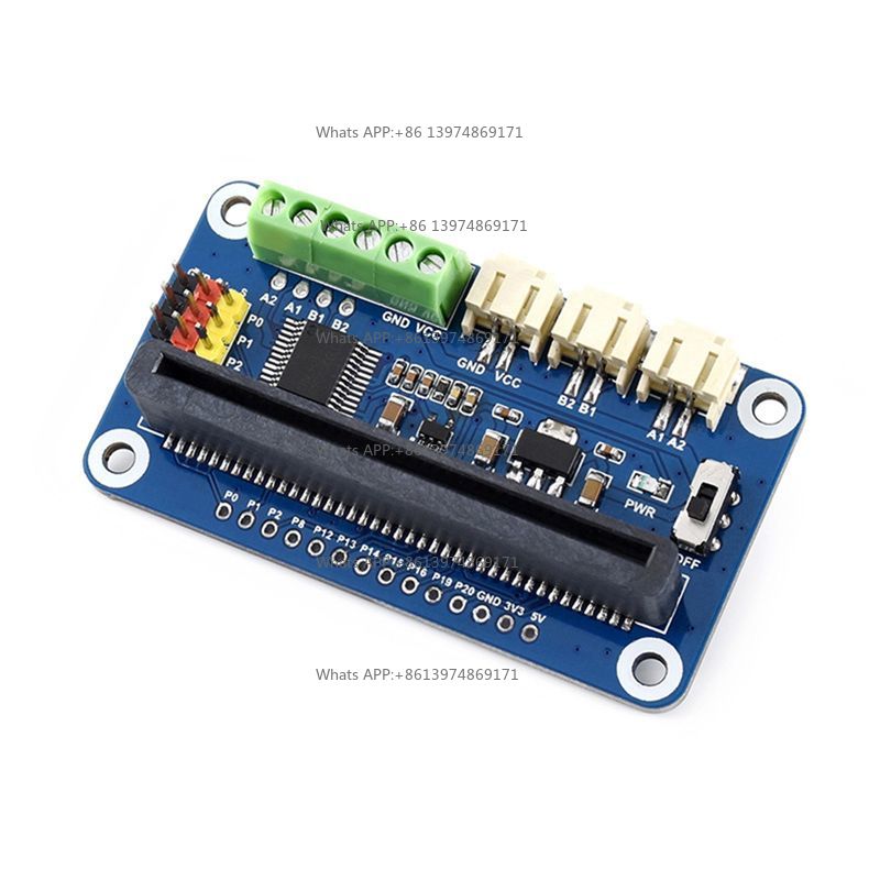 Microbit Robot - สำหรับบอร์ดควบคุมมอเตอร์ Micro Bit แบบสองช่องสัญญาณ สำหรับมอเตอร์กระแสตรง ใช้ในโครงการหุ่นยนต์