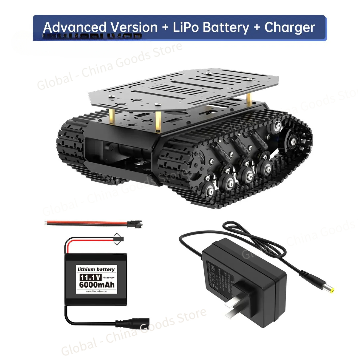 Hiwonder ติดตามแชสซีถังแชสซีหุ - Tracked Robot Chassis บทวิจารณ์และราคา