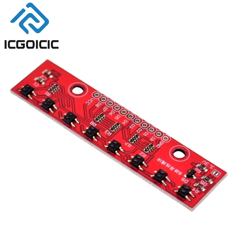 1-10PCS 8-แชนเนล อินฟราเรด ไลน - Line Follower Robot บทวิจารณ์และราคา