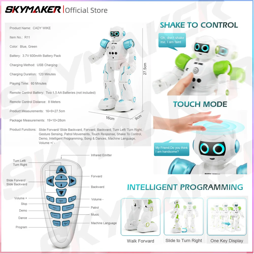 JJRC หุ่นยนต์ของเล่นสำหรับเด็ก - Line Follower Robot บทวิจารณ์และราคา
