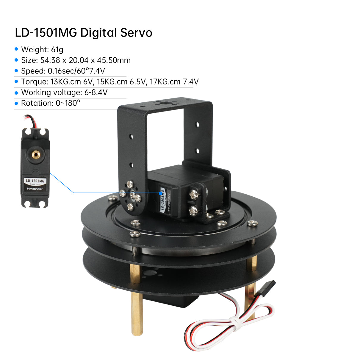 ชุดเซอร์โวดิจิตอลแบบ Pan Tilt  - Servo Pan Tilt บทวิจารณ์และราคา