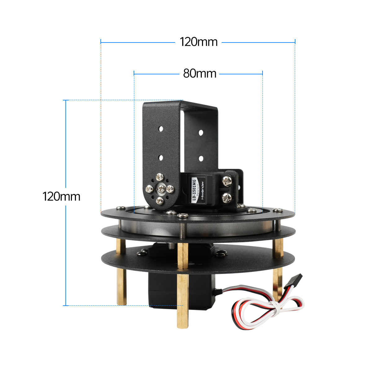 ชุดเซอร์โวดิจิตอลแบบ Pan Tilt  - Servo Pan Tilt บทวิจารณ์และราคา