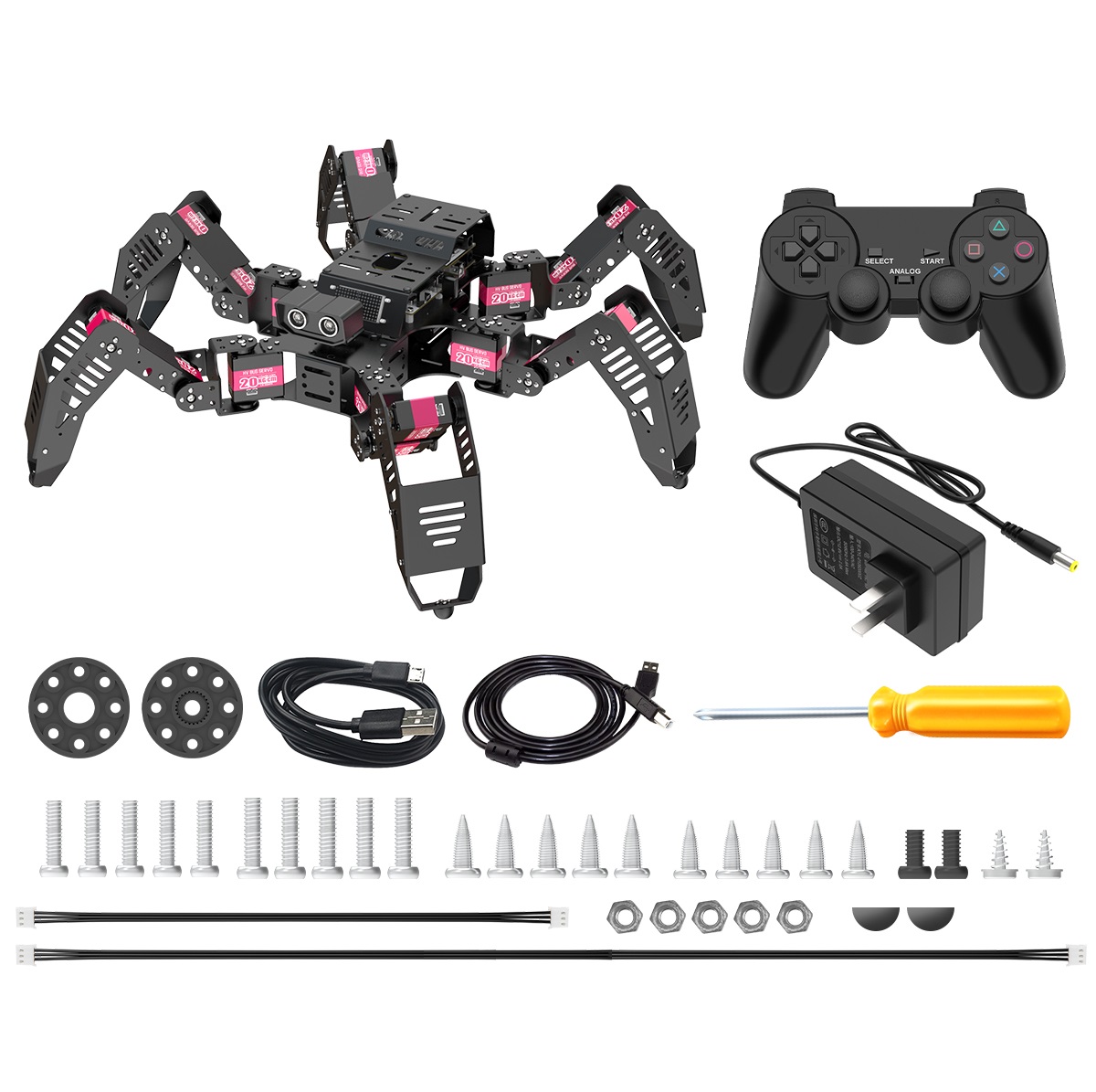 หุ่นยนต์แมงมุม Hiwonder Spider - Robotics Kit บทวิจารณ์และราคา