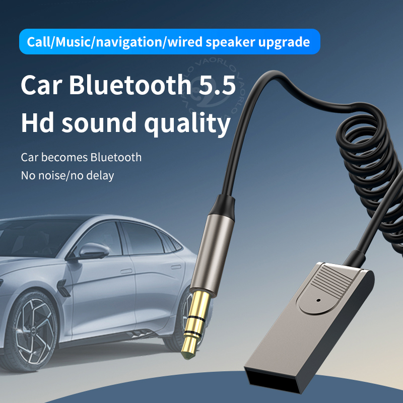 อะแดปเตอร์ AUX บลูทูธสำหรับรถย - Robot Bluetooth Car บทวิจารณ์และราคา