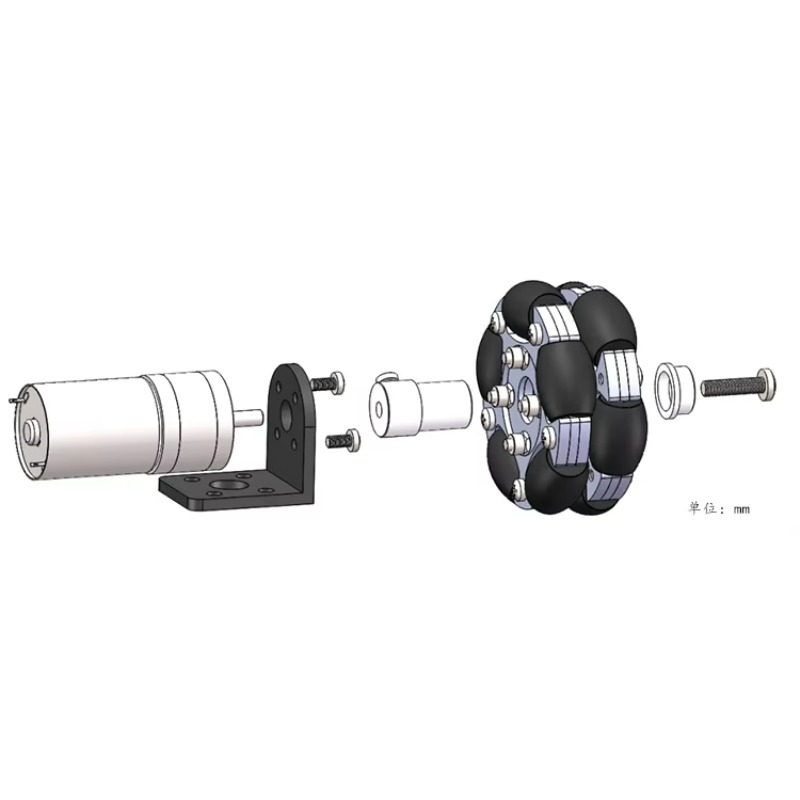ล้อโลหะแบบหมุนรอบทิศทาง 80 มม. - Robot Wheel บทวิจารณ์และราคา
