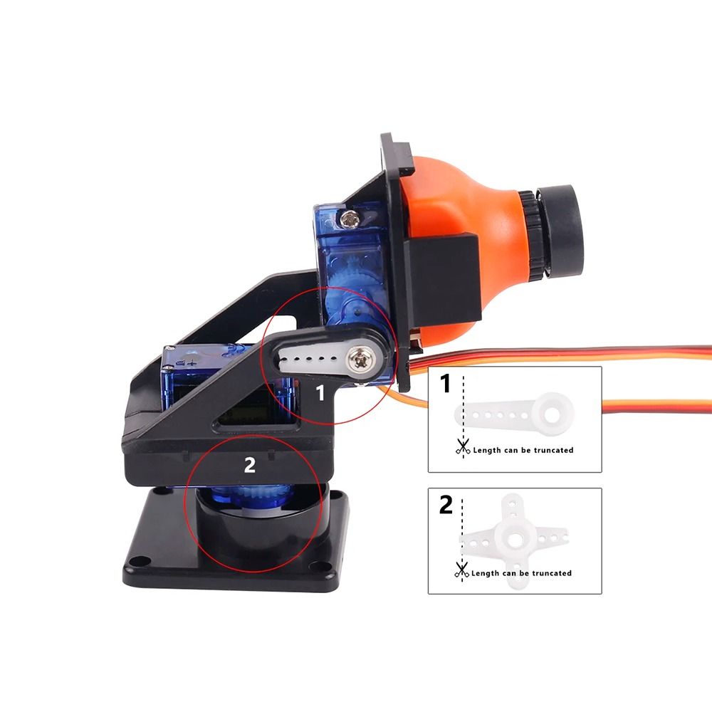 SG90 MG90s เกียร์พวงมาลัย9g แบ - Servo Pan Tilt บทวิจารณ์และราคา