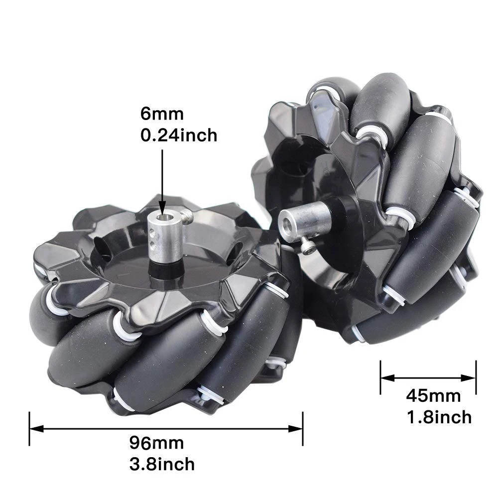 ชุดแชสซีรถหุ่นยนต์ล้อเมคานัม ร - Robot Wheel บทวิจารณ์และราคา