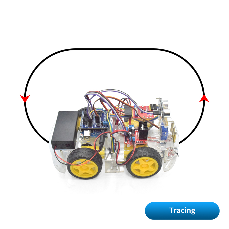 ชุดแชสซีรถหุ่นยนต์อัจฉริยะขับเ - Tracked Robot Chassis บทวิจารณ์และราคา