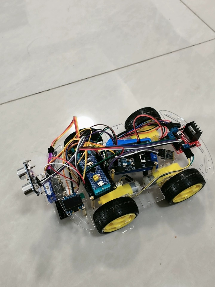ชุดคิทรถหุ่นยนต์ขนาดเล็ก STM32 - Robot Bluetooth Car บทวิจารณ์และราคา