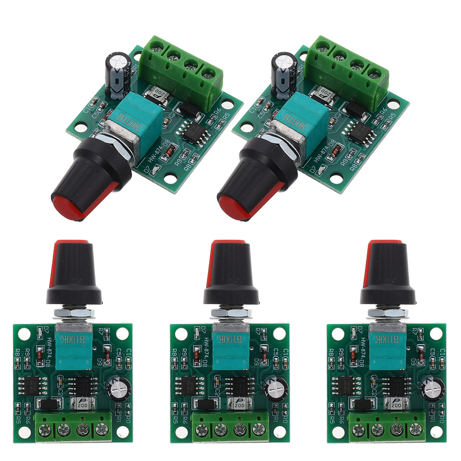 5 ชิ้น ตัวควบคุมความเร็วมอเตอร - Dc Motor 12V บทวิจารณ์และราคา