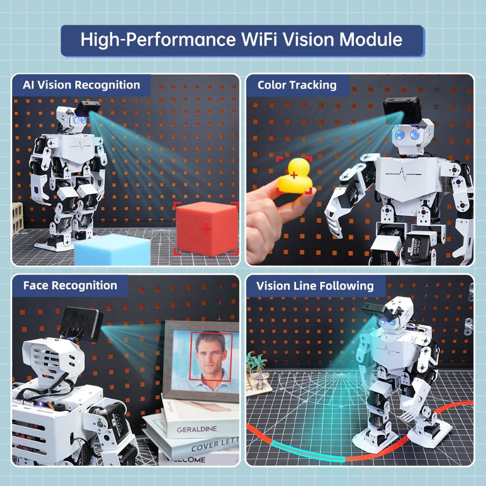 หุ่นยนต์ฮิวแมนนอยด์ Hiwonder T - Robotics Kit บทวิจารณ์และราคา