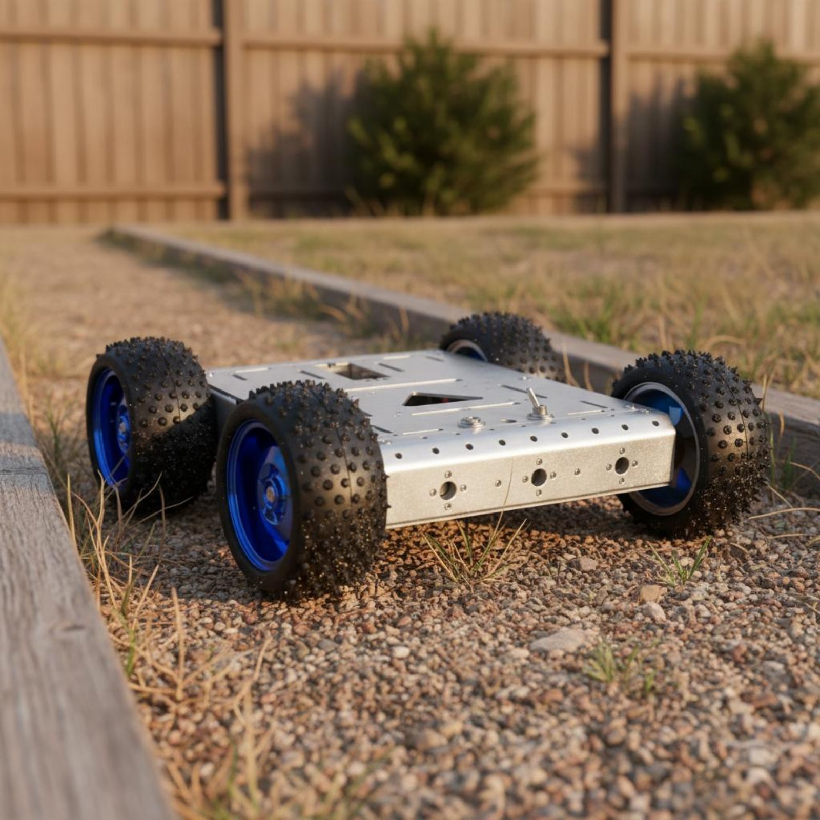 แชสซีรถสมาร์ทคาร์ 4WD รับน้ำหน - Robot Wheel บทวิจารณ์และราคา