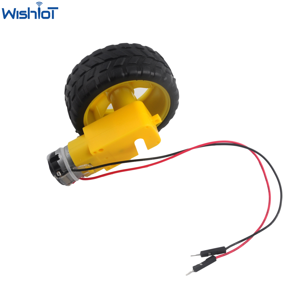 DC3-6V 1:48เกียร์ TT มอเตอร์ S - Robot Wheel บทวิจารณ์และราคา