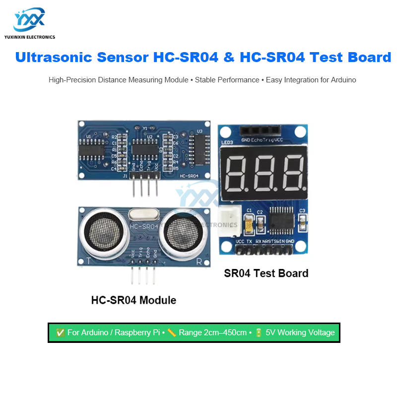 โมดูลวัดระยะทางอัลตราโซนิก HC- - Ultrasonic Distance Sensor บทวิจารณ์และราคา