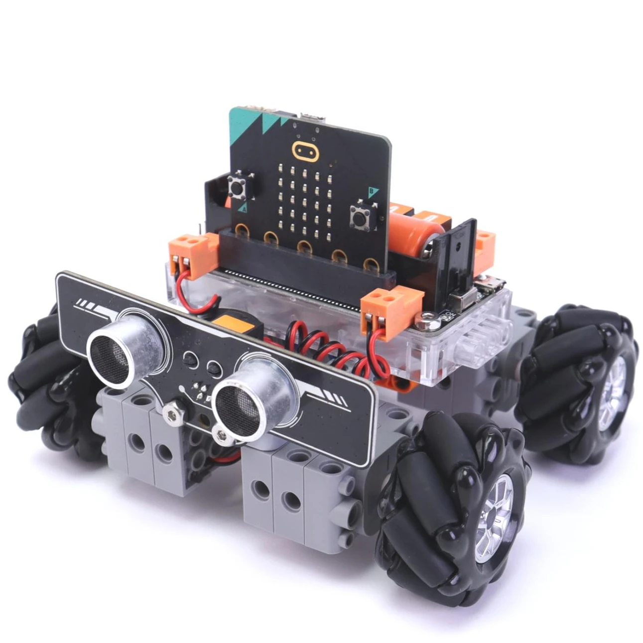 ชุดหุ่นยนต์ติดตามและหลบหลีกสิ่ - Microbit Robot บทวิจารณ์และราคา