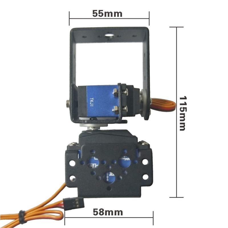 2 DOF หุ่นยนต์ Pan และ Tilt เซ - Servo Pan Tilt บทวิจารณ์และราคา