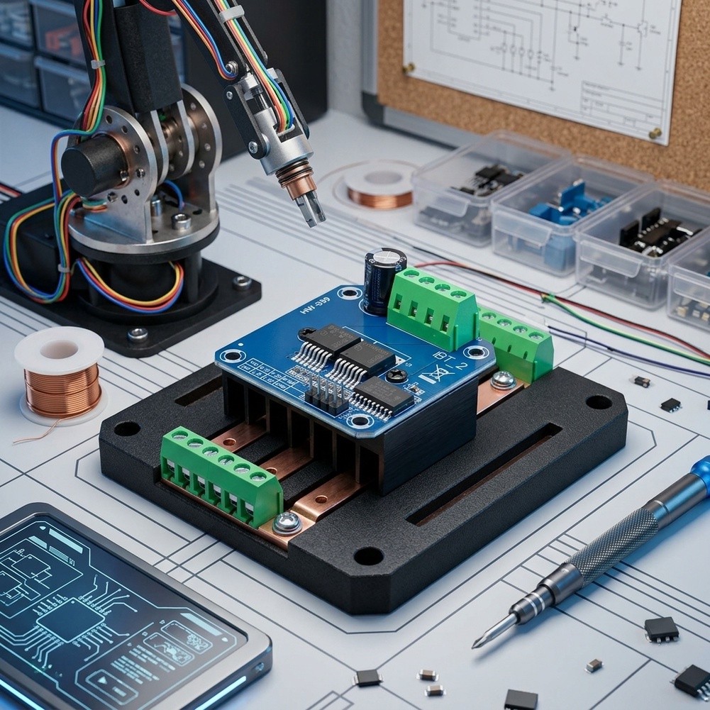 43A BTS7960 โมดูลไดรเวอร์มอเตอ - Motor Driver Module บทวิจารณ์และราคา