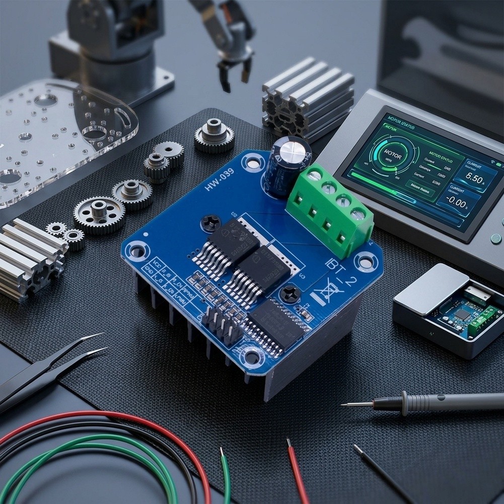 43A BTS7960 โมดูลไดรเวอร์มอเตอ - Motor Driver Module บทวิจารณ์และราคา